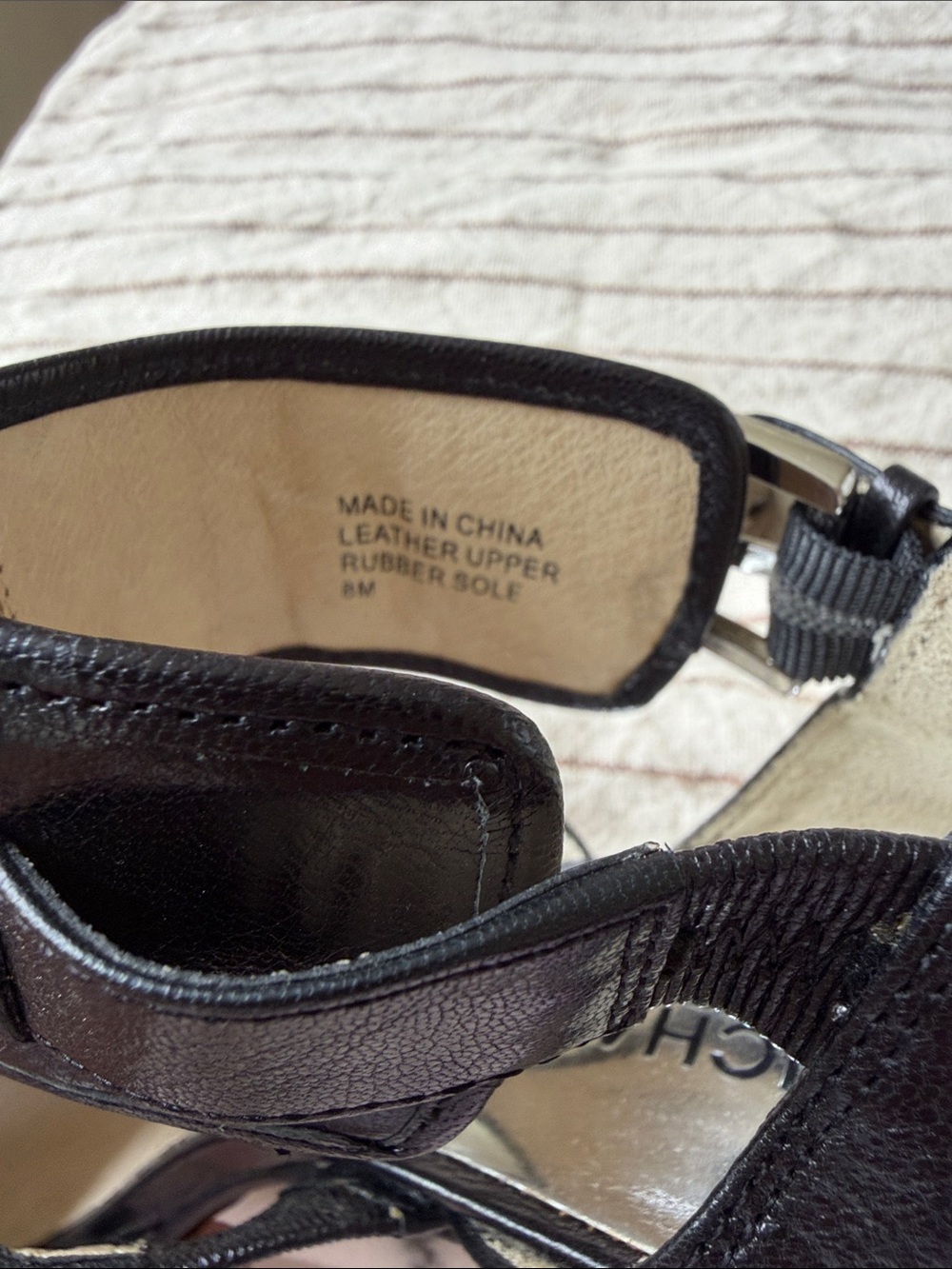 MICHAEL Michael Kors Black Cutout Peep-Toe Ankle Booties - Picture 3 of 5
